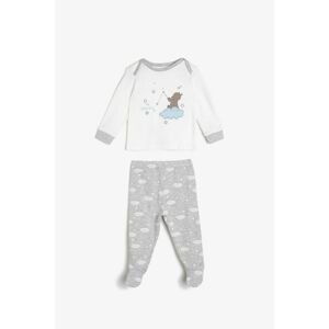 Koton Baby Boys Gray Patterned Baby Sets