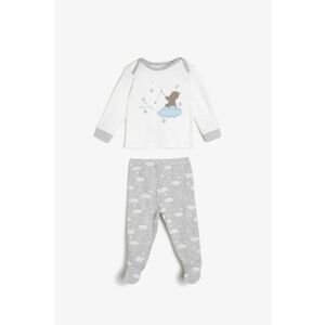 Koton Baby Boys Gray Patterned Baby Sets