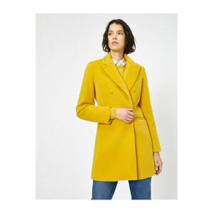 Koton Women's Button Detailed Coat