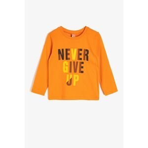 Koton Orange Baby Boy Printed T-Shirt