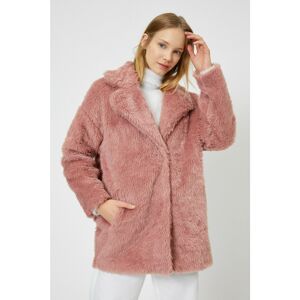 Koton Women's Pink Coat