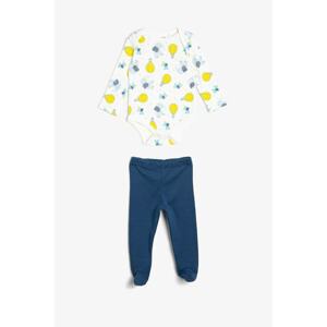 Koton Baby Boy Blue Patterned Baby Sets