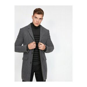 Koton Men's Anthracite Coat