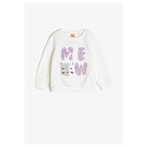 Koton Baby Girl Ecru T-Shirt