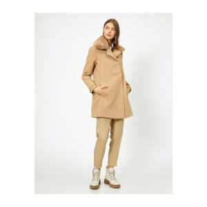 Koton Women's Brown Coat