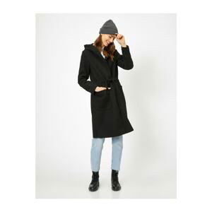 Koton Coat - Black - Double-breasted