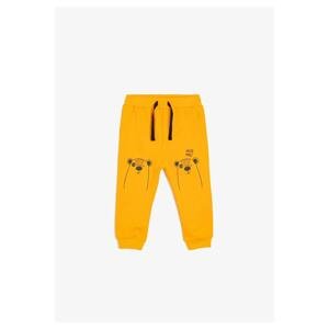 Koton Baby Boy Yellow Printed Sweatpants
