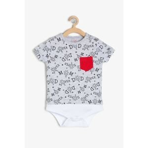 Koton Baby Boy Letter Printed Undershirt