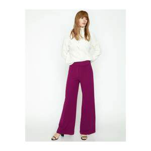 Koton Pants - Purple - Wide leg