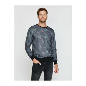 Koton Men's Patterned Sweatshirt