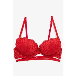 Koton Women's Red Padded Bra