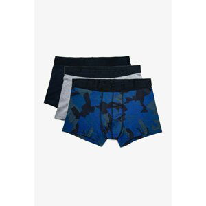 Koton Men's Navy Blue 3-pack Boxer