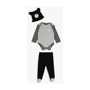 Koton Baby Boys Black Baby Sets