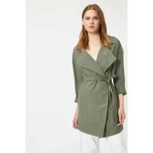 Koton Women's Khaki Trench Coat