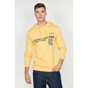 Koton Men's Yellow Sweatshirts