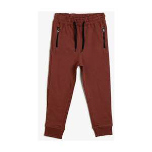 Koton Boy Brown Tie Waist Trousers