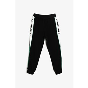 Koton Black Printed Sweatpants