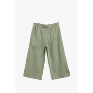 Koton Pants - Green - Wide leg