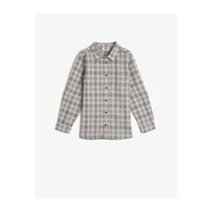 Koton Boy Beige Check Shirt