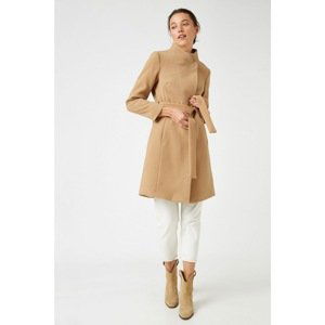 Koton Women's Camel Hair Coat