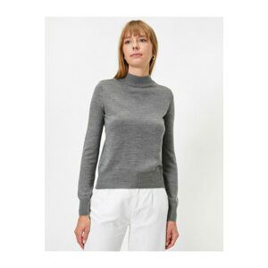 Koton Women's Long Sleeve Turtleneck Sweater