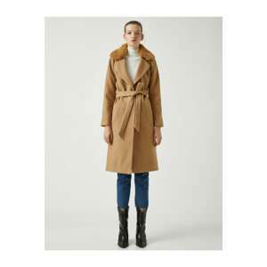 Koton Women's Brown Coat