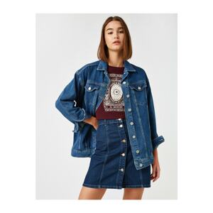 Koton Women Cotton Denim Jacket