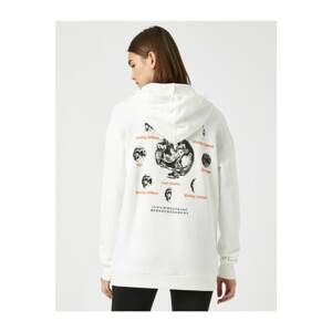 Koton Cotton Hoodie Printed Sweatshirt