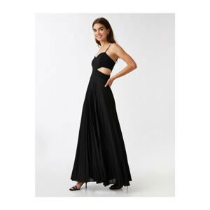 Koton Waist Window Detailed Evening Dress