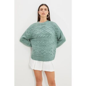 Trendyol Mint Crew Neck Knitwear Sweater