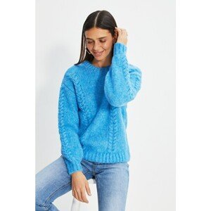 Trendyol Blue Knitwear Pullover Sweater