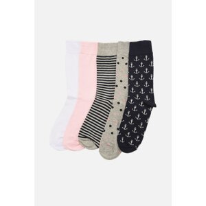 Trendyol Multicolor Men's 5-Pack Socks