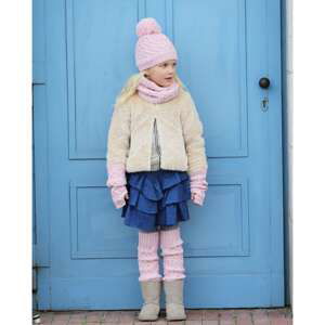 Ander Kids's 1324 Hat Snood Mittens & Leg Warmers Powder