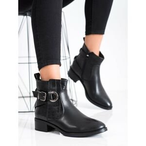 SUPER MODE CASUAL BOOTIES WITH BUCKLE