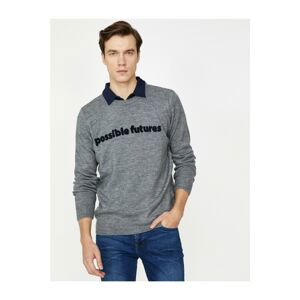 Koton Men's Gray Pullover