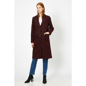 Koton Women's Claret Red Coat