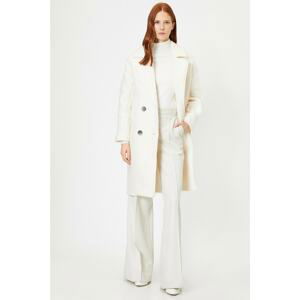 Koton Women's Ecru Coat