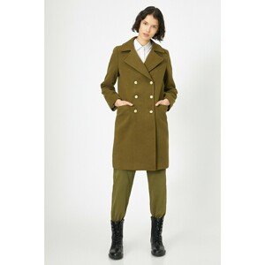 Koton Button Detailed Coat