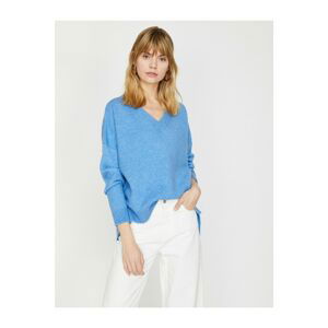 Koton V Neck Knitwear Sweater