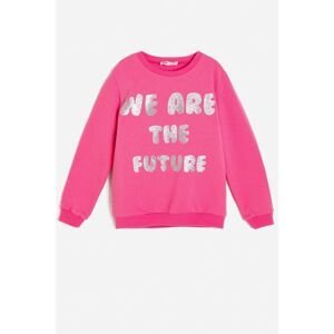 Koton Pink Kids Printed Sweatshirt