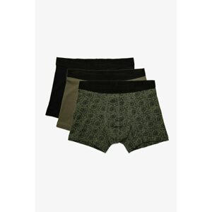 Koton Men's Green 3-pack Boxer