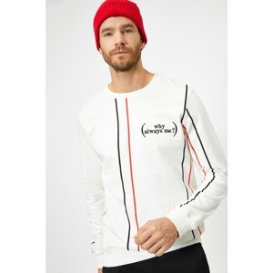 Koton Men's Ecru Sweatshirts