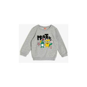 Koton Baby Boy Gray Sweatshirt