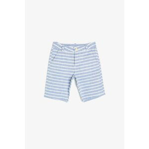 Koton Boys White Striped White Kids Shorts & Bermuda