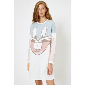 Koton Bugs Bunny Language Printed Nightgown