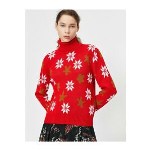 Koton Sweater - Red - Slim