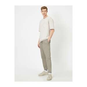 Koton Tie Waist And Elastic Comfortable Fit Trousers