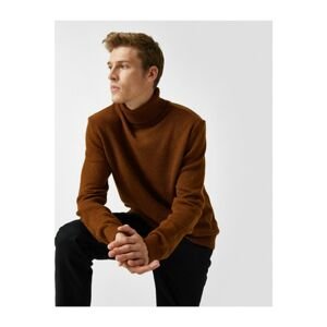 Koton Men's Light Brown Sweater