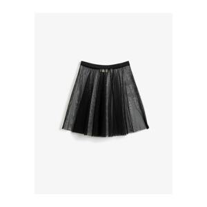 Koton Girl Black Tulle Skirt