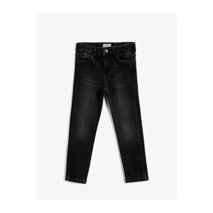 Koton Pocket Detailed Jean Trousers Cotton